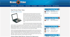 Desktop Screenshot of money4poker.com